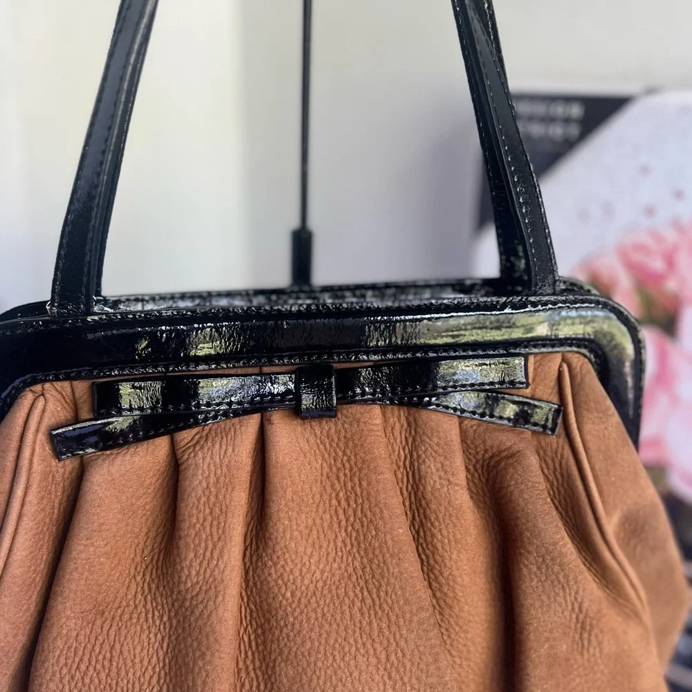 Kate Spade vintage Monica Lady Frames leather shoulder bag